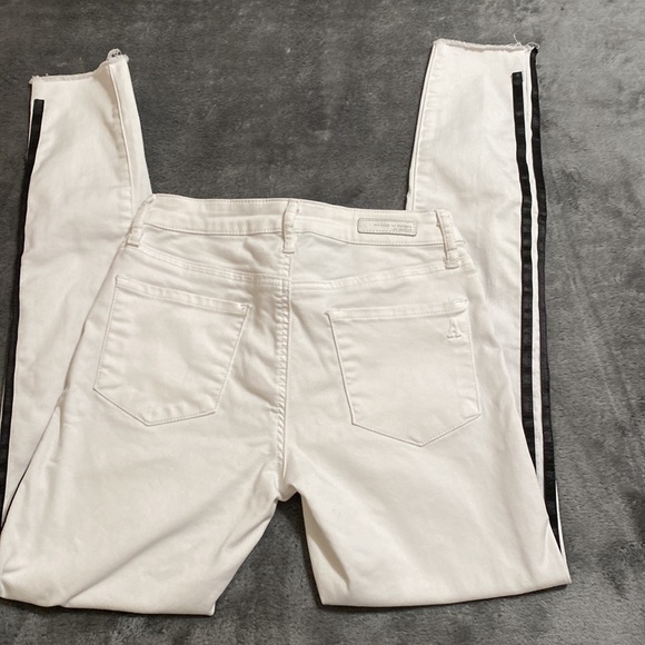 Articles of society white racer with satin stations women size 25 like new ❤️🔥 - Picture 9 of 14